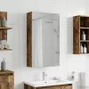  Fürdőszobai tükörszekrény Füstölt tölgy 30 x 10,5 x 50 cm
