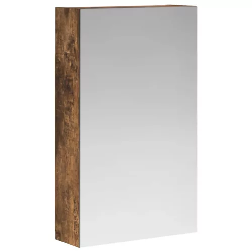  Fürdőszobai tükörszekrény Füstölt tölgy 30 x 10,5 x 50 cm