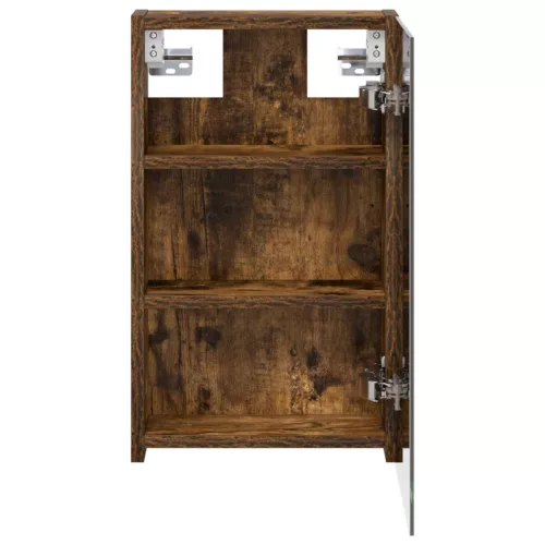  Fürdőszobai tükörszekrény Füstölt tölgy 30 x 10,5 x 50 cm