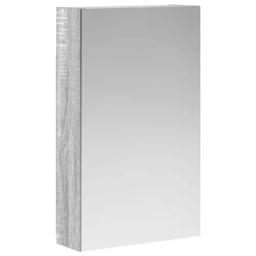  Fürdőszobai tükörszekrény Szürke Sonoma 30 x 10,5 x 50 cm
