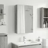  Fürdőszobai tükörszekrény Szürke Sonoma 30 x 10,5 x 50 cm