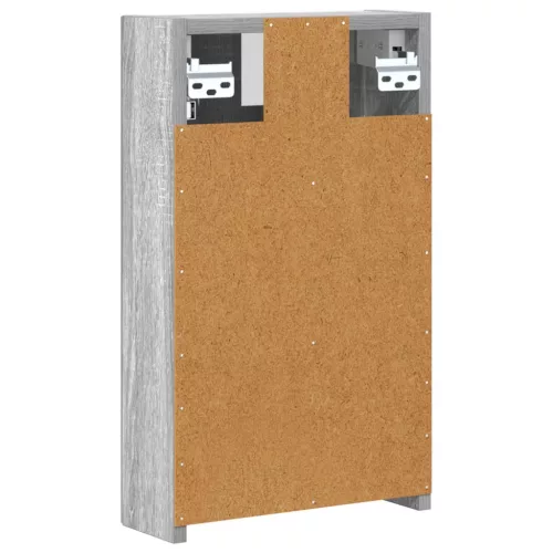  Fürdőszobai tükörszekrény Szürke Sonoma 30 x 10,5 x 50 cm