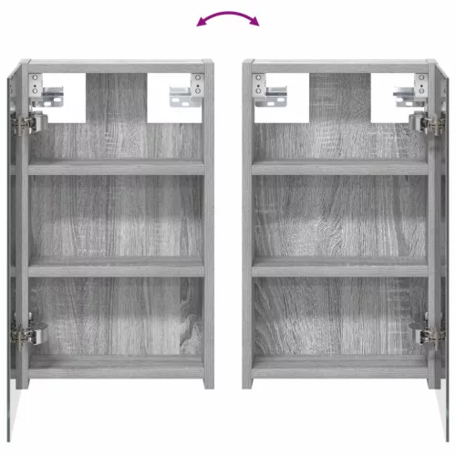  Fürdőszobai tükörszekrény Szürke Sonoma 30 x 10,5 x 50 cm