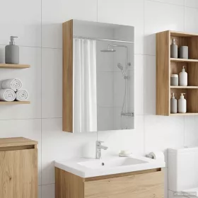    Fürdőszobai tükörszekrény Művészi tölgy 30 x 10,5 x 50 cm