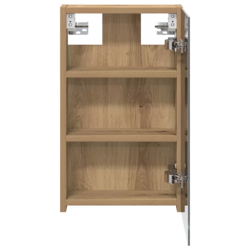  Fürdőszobai tükörszekrény Művészi tölgy 30 x 10,5 x 50 cm