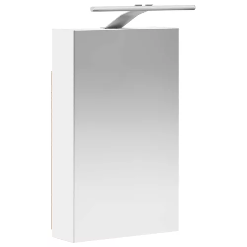 Fürdőszobai tükörszekrény Fehér 30 x 10,5 x 50 cm Faanyag