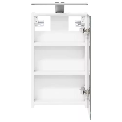  Fürdőszobai tükörszekrény Fehér 30 x 10,5 x 50 cm Faanyag