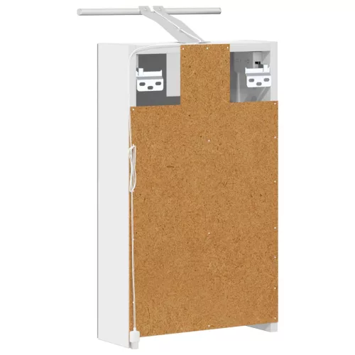  Fürdőszobai tükörszekrény Fehér 30 x 10,5 x 50 cm Faanyag