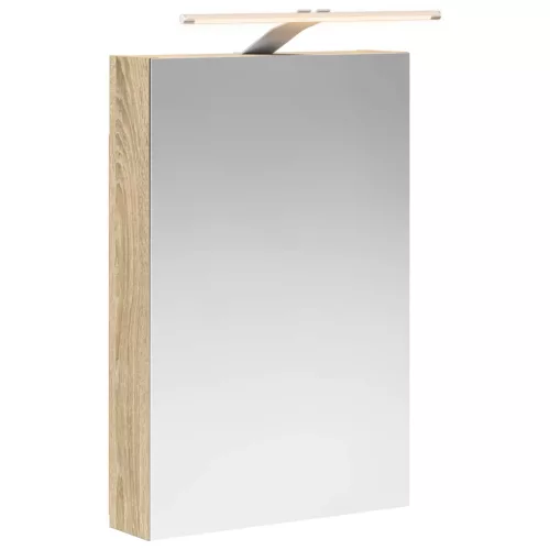  Fürdőszobai tükörszekrény Sonoma tölgy 40 x 10,5 x 60,5 cm