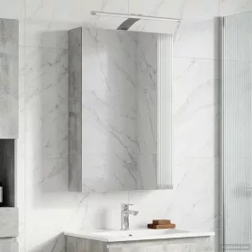    Fürdőszobai tükörszekrény Beton Szürke 40 x 10,5 x 60,5 cm