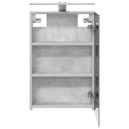  Fürdőszobai tükörszekrény Beton Szürke 40 x 10,5 x 60,5 cm
