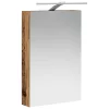  Fürdőszobai tükörszekrény Öreg fa 40 x 10,5 x 60,5 cm Faanyag