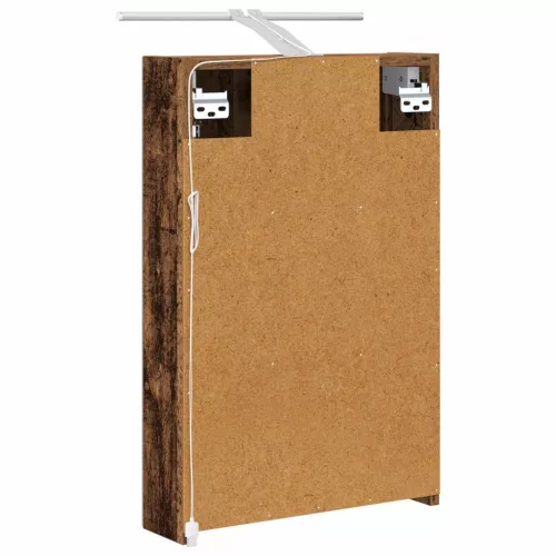  Fürdőszobai tükörszekrény Öreg fa 40 x 10,5 x 60,5 cm Faanyag