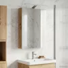  Fürdőszobai tükörszekrény Művészi tölgy 40 x 10,5 x 60,5 cm