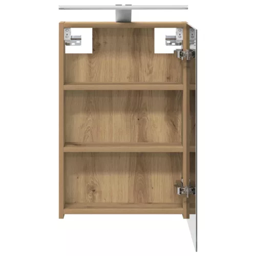  Fürdőszobai tükörszekrény Művészi tölgy 40 x 10,5 x 60,5 cm