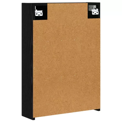  Fürdőszobai tükörszekrény Fekete tölgy 50 x 14,5 x 70 cm