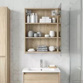    Fürdőszobai tükörszekrény Sonoma tölgy 50 x 14,5 x 70 cm