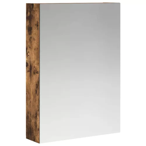  Fürdőszobai tükörszekrény Füstölt tölgy 50 x 14,5 x 70 cm