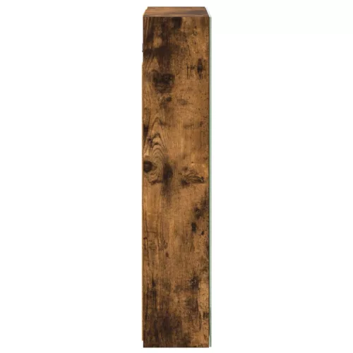  Fürdőszobai tükörszekrény Füstölt tölgy 50 x 14,5 x 70 cm