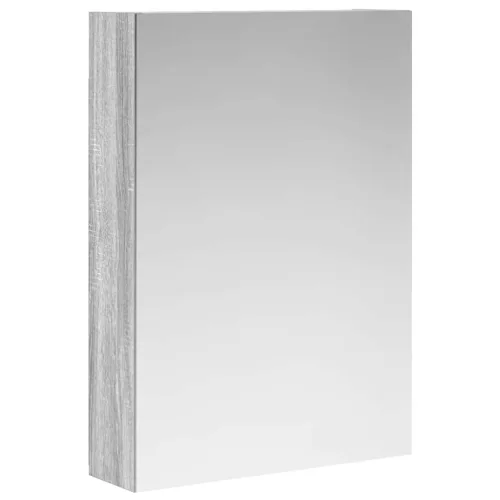  Fürdőszobai tükörszekrény Szürke Sonoma 50 x 14,5 x 70 cm
