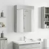  Fürdőszobai tükörszekrény Szürke Sonoma 50 x 14,5 x 70 cm