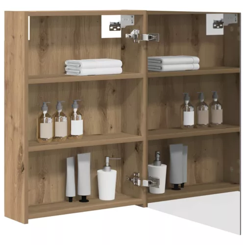  Fürdőszobai tükörszekrény Művészi tölgy 50 x 14,5 x 70 cm