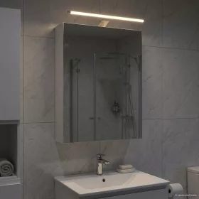    Fürdőszobai tükörszekrény Fehér 50 x 14,5 x 70 cm Faanyag