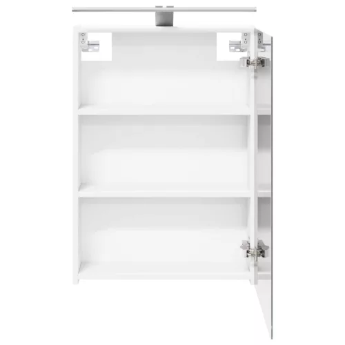  Fürdőszobai tükörszekrény Fehér 50 x 14,5 x 70 cm Faanyag