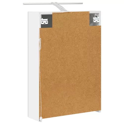  Fürdőszobai tükörszekrény Fehér 50 x 14,5 x 70 cm Faanyag