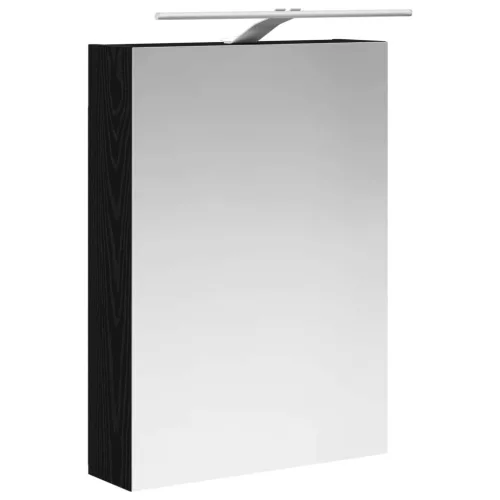  Fürdőszobai tükörszekrény Fekete tölgy 50 x 14,5 x 70 cm