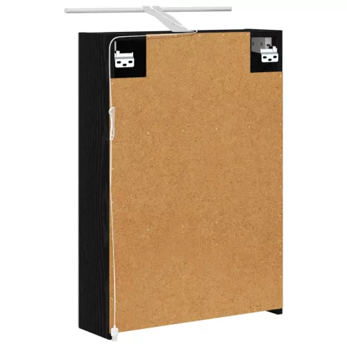  Fürdőszobai tükörszekrény Fekete tölgy 50 x 14,5 x 70 cm