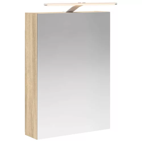  Fürdőszobai tükörszekrény Sonoma tölgy 50 x 14,5 x 70 cm