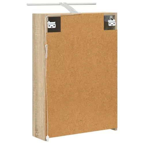  Fürdőszobai tükörszekrény Sonoma tölgy 50 x 14,5 x 70 cm