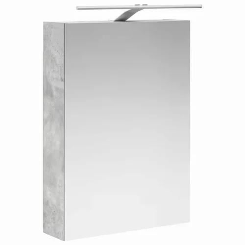  Fürdőszobai tükörszekrény Beton Szürke 50 x 14,5 x 70 cm