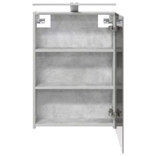  Fürdőszobai tükörszekrény Beton Szürke 50 x 14,5 x 70 cm