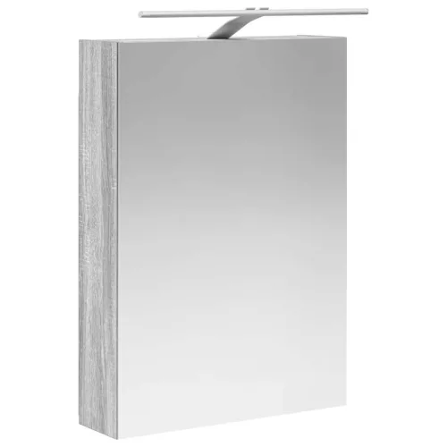  Fürdőszobai tükörszekrény Szürke Sonoma 50 x 14,5 x 70 cm