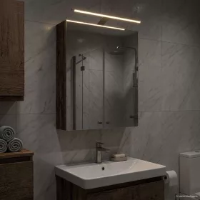    Fürdőszobai tükörszekrény Öreg fa 50 x 14,5 x 70 cm Faanyag