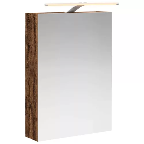  Fürdőszobai tükörszekrény Öreg fa 50 x 14,5 x 70 cm Faanyag