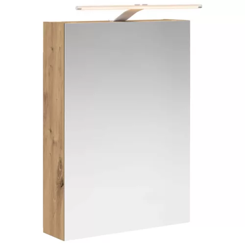  Fürdőszobai tükörszekrény Művészi tölgy 50 x 14,5 x 70 cm