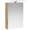  Fürdőszobai tükörszekrény Művészi tölgy 50 x 14,5 x 70 cm
