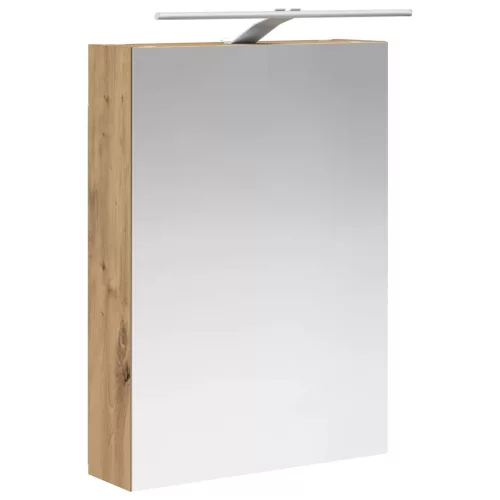 Fürdőszobai tükörszekrény Művészi tölgy 50 x 14,5 x 70 cm
