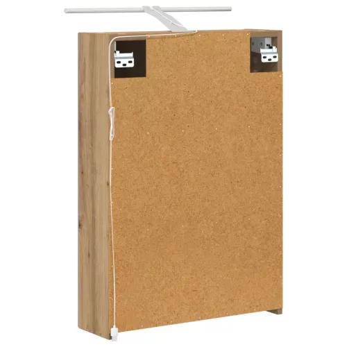  Fürdőszobai tükörszekrény Művészi tölgy 50 x 14,5 x 70 cm