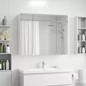    Fürdőszobai tükörszekrény Fehér 60 x 14,5 x 50 cm Faanyag