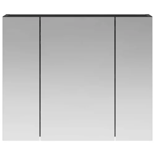  Fürdőszobai tükörszekrény Fekete tölgy 60 x 14,5 x 50 cm