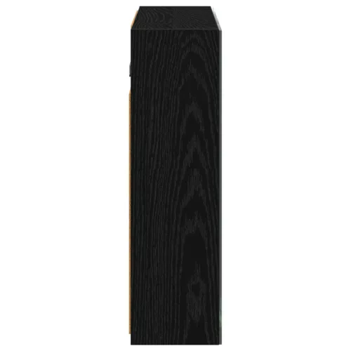  Fürdőszobai tükörszekrény Fekete tölgy 60 x 14,5 x 50 cm