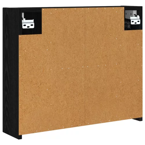  Fürdőszobai tükörszekrény Fekete tölgy 60 x 14,5 x 50 cm