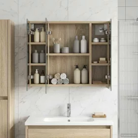    Fürdőszobai tükörszekrény Sonoma tölgy 60 x 14,5 x 50 cm