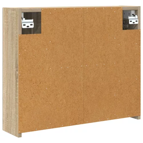  Fürdőszobai tükörszekrény Sonoma tölgy 60 x 14,5 x 50 cm