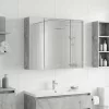  Fürdőszobai tükörszekrény Beton Szürke 60 x 14,5 x 50 cm