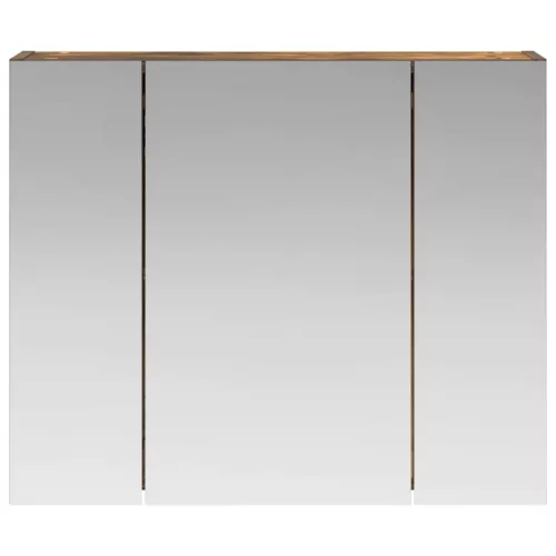  Fürdőszobai tükörszekrény Füstölt tölgy 60 x 14,5 x 50 cm